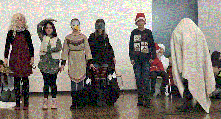 Weihnachtsfeier der 5. Klassen am letzten Schultag am HG